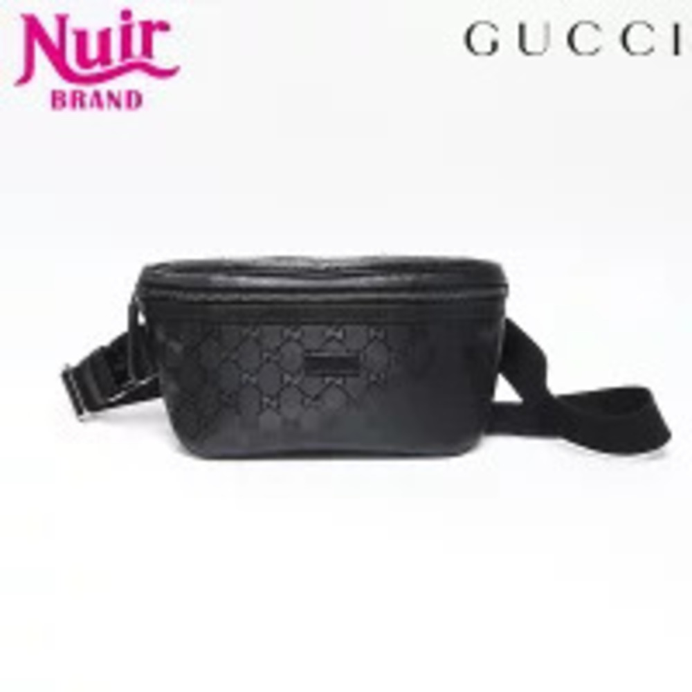 Gucci GG Imprime Waist Bag Black